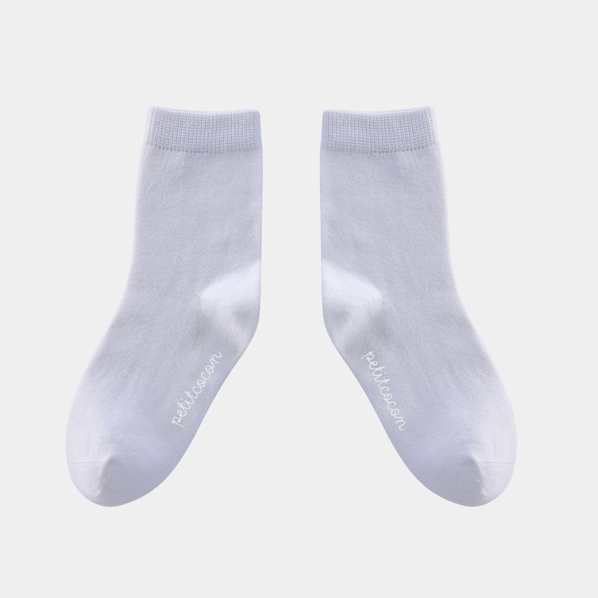 Silk Blended Socks - White 2-Pair Set