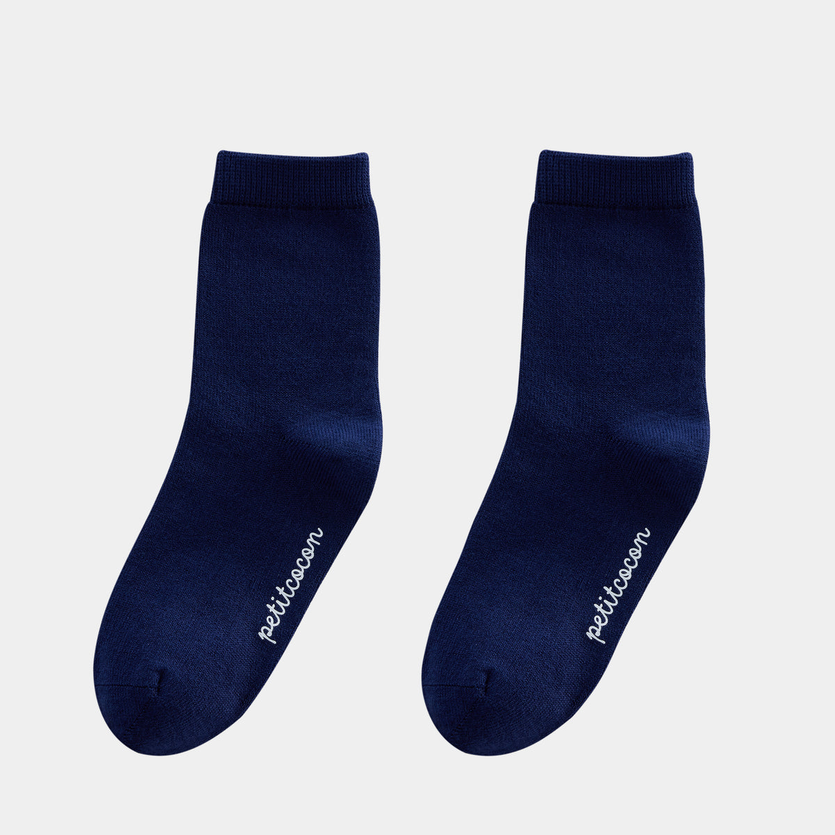 Silk Blended Socks - Navy 2-Pair Set