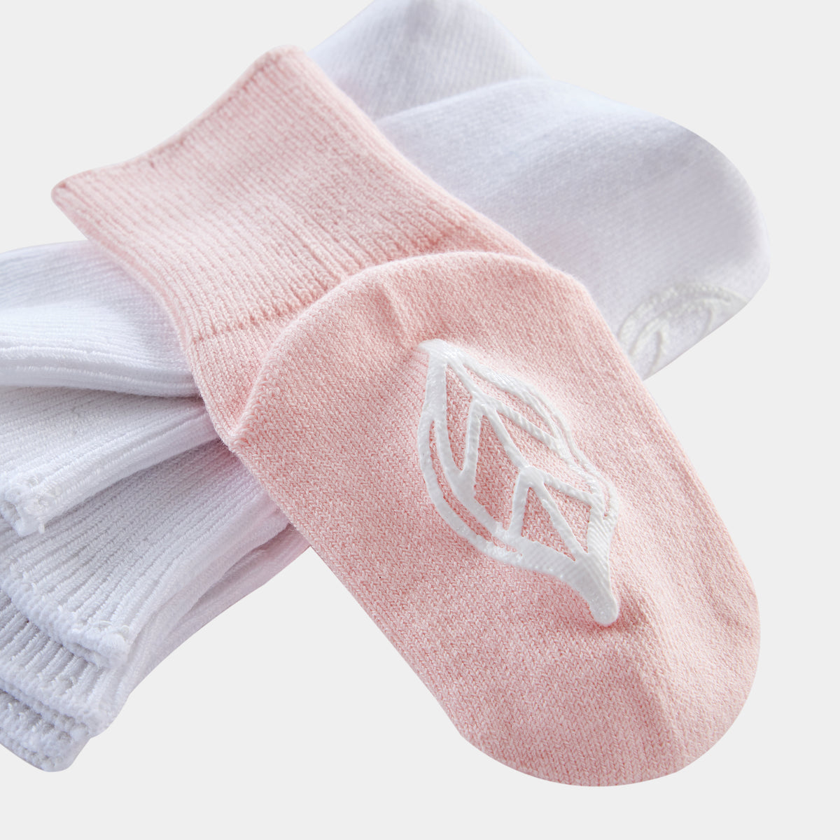 Silk Blended Anti Slip Socks - Pink 3-Pair Set