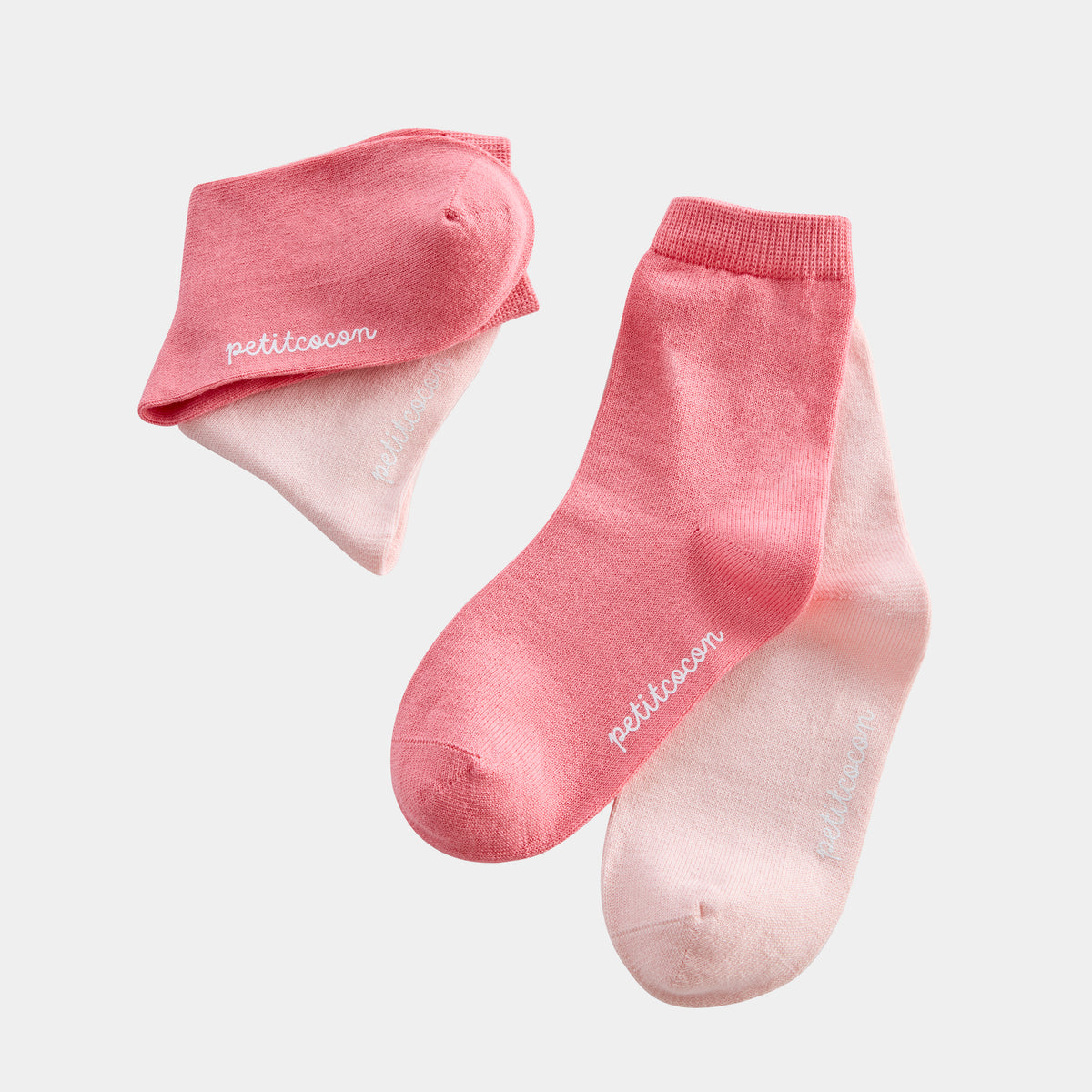 Silk Blended Socks - Pink 2-Pair Set