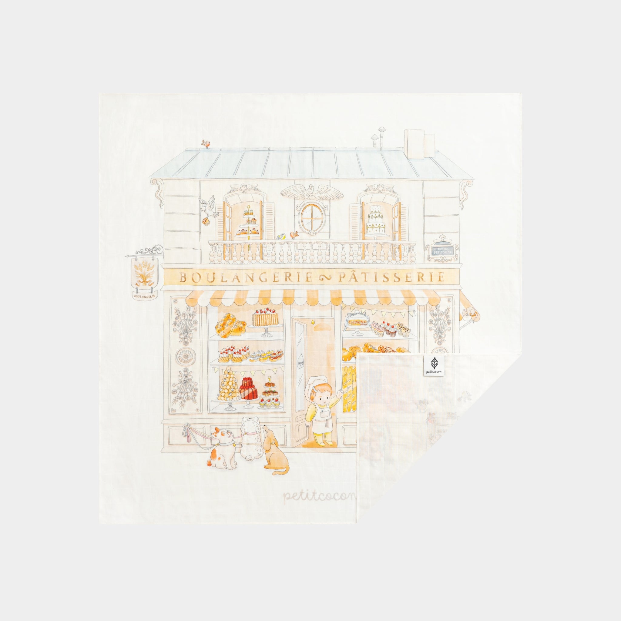 Silk Blended Swaddle - Boulangerie