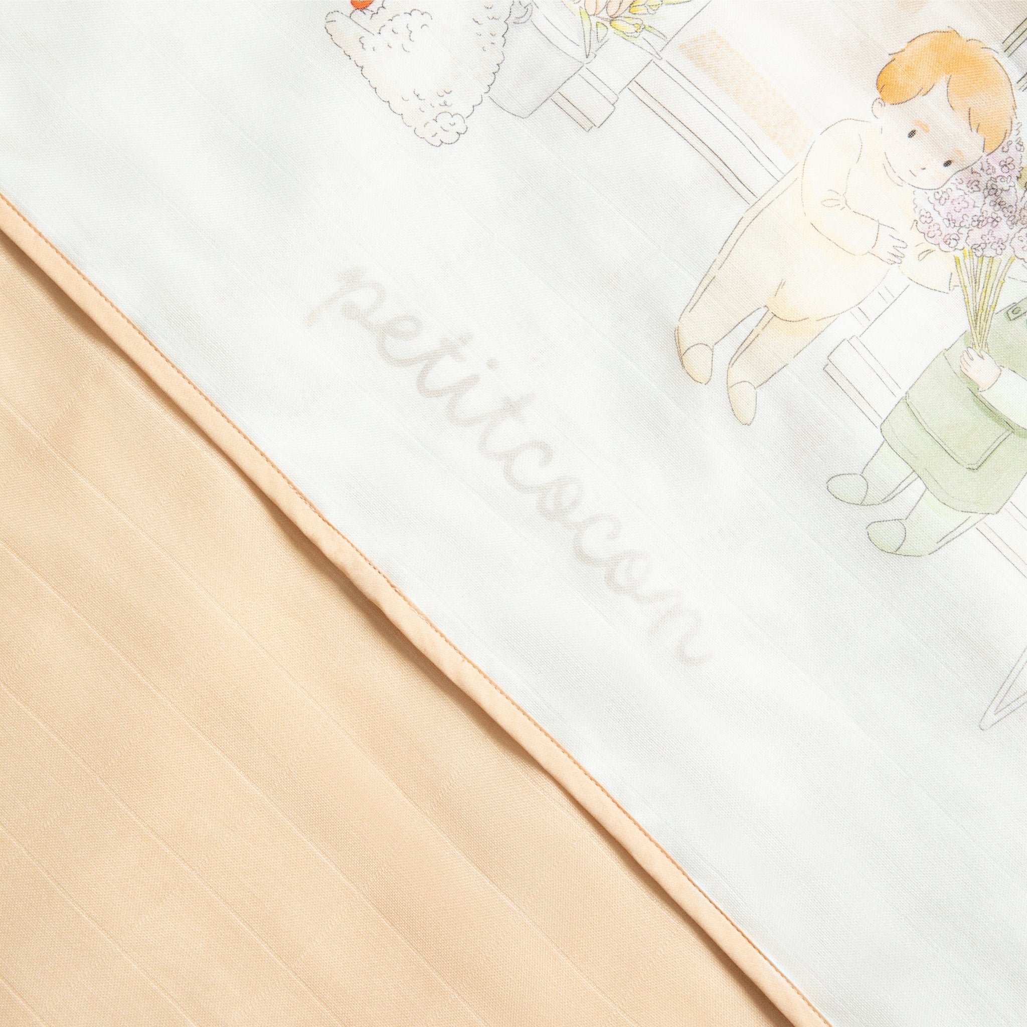 Silk Blended Swaddle Blanket - Fleuriste