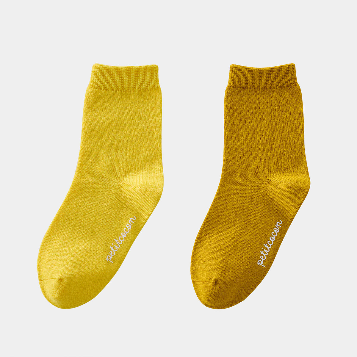 Silk Blended Socks - Yellow 2-Pair Set