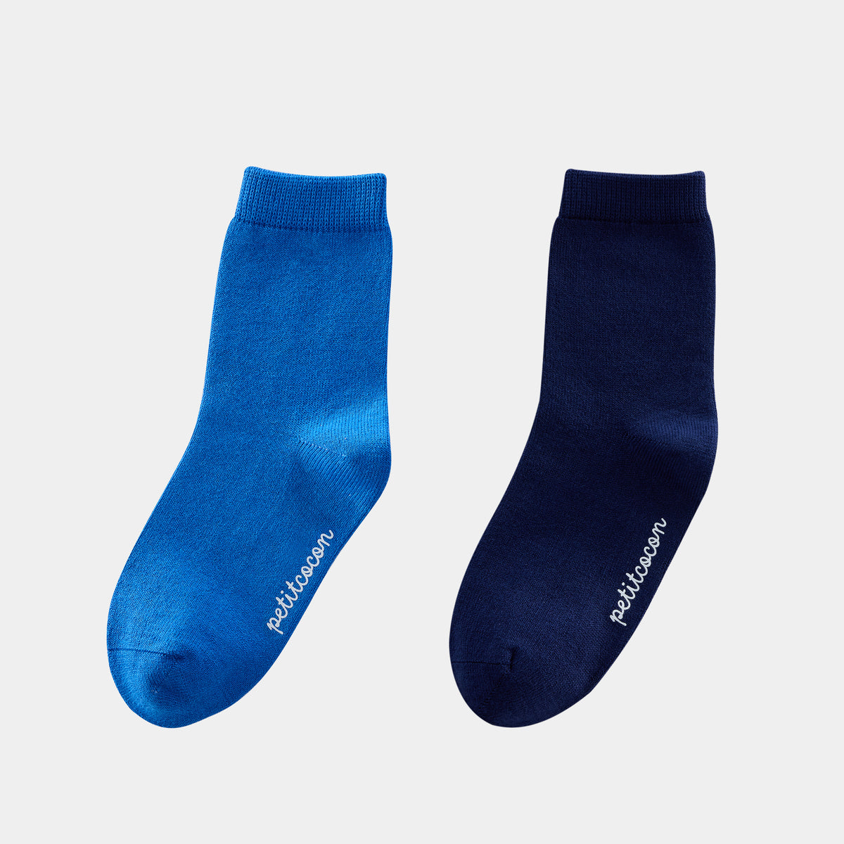 Silk Blended Socks - Blue 2-Pair Set