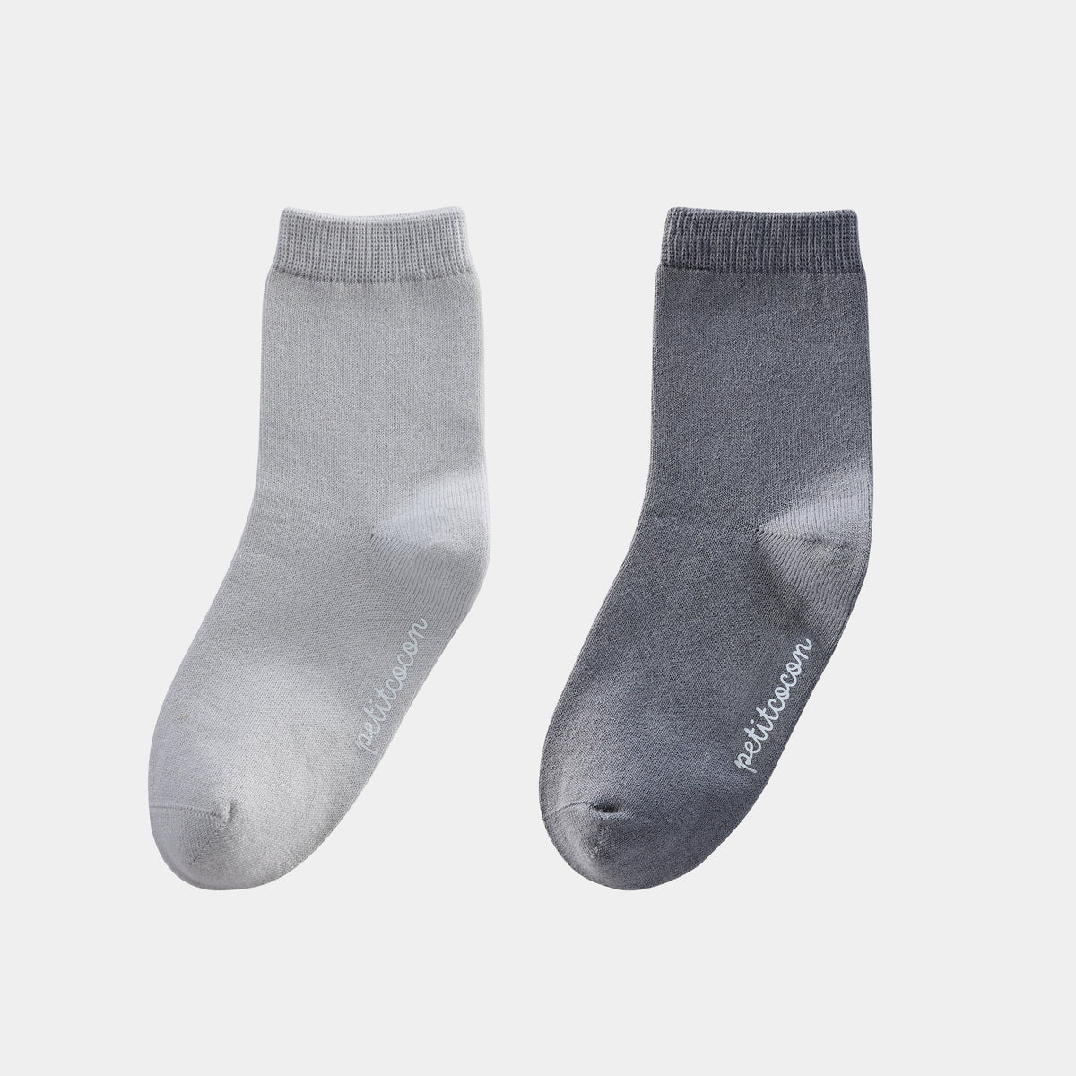 Silk Blended Socks - Grey 2-Pair Set