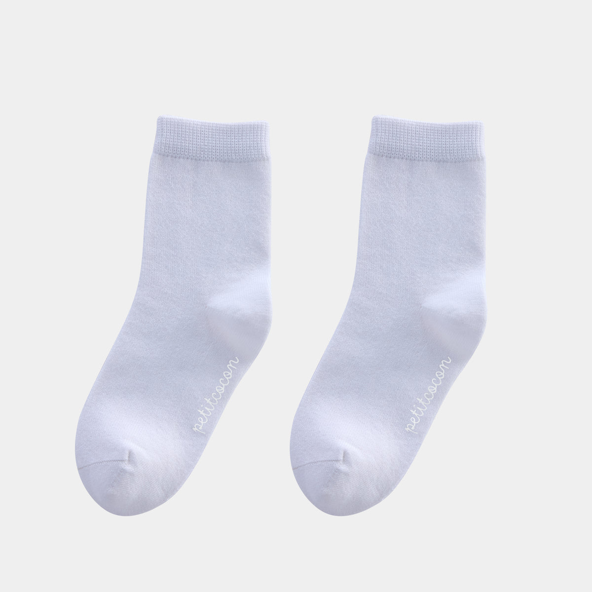 Silk Blended Socks - White 2-Pair Set