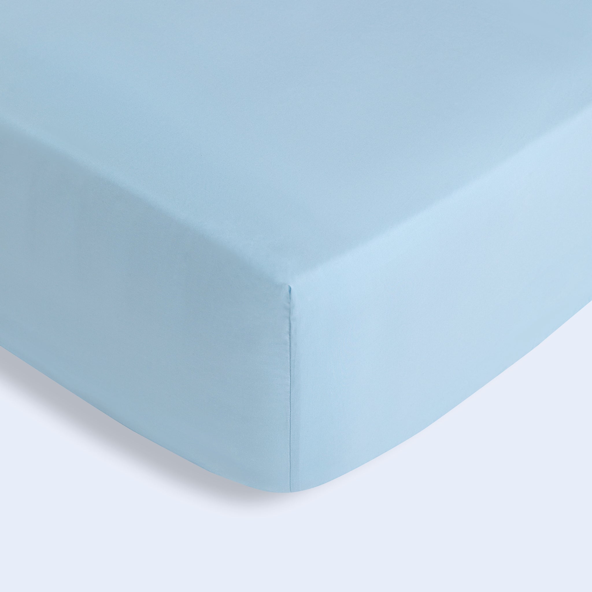 Silk Blended Fitted Sheet - Bleu