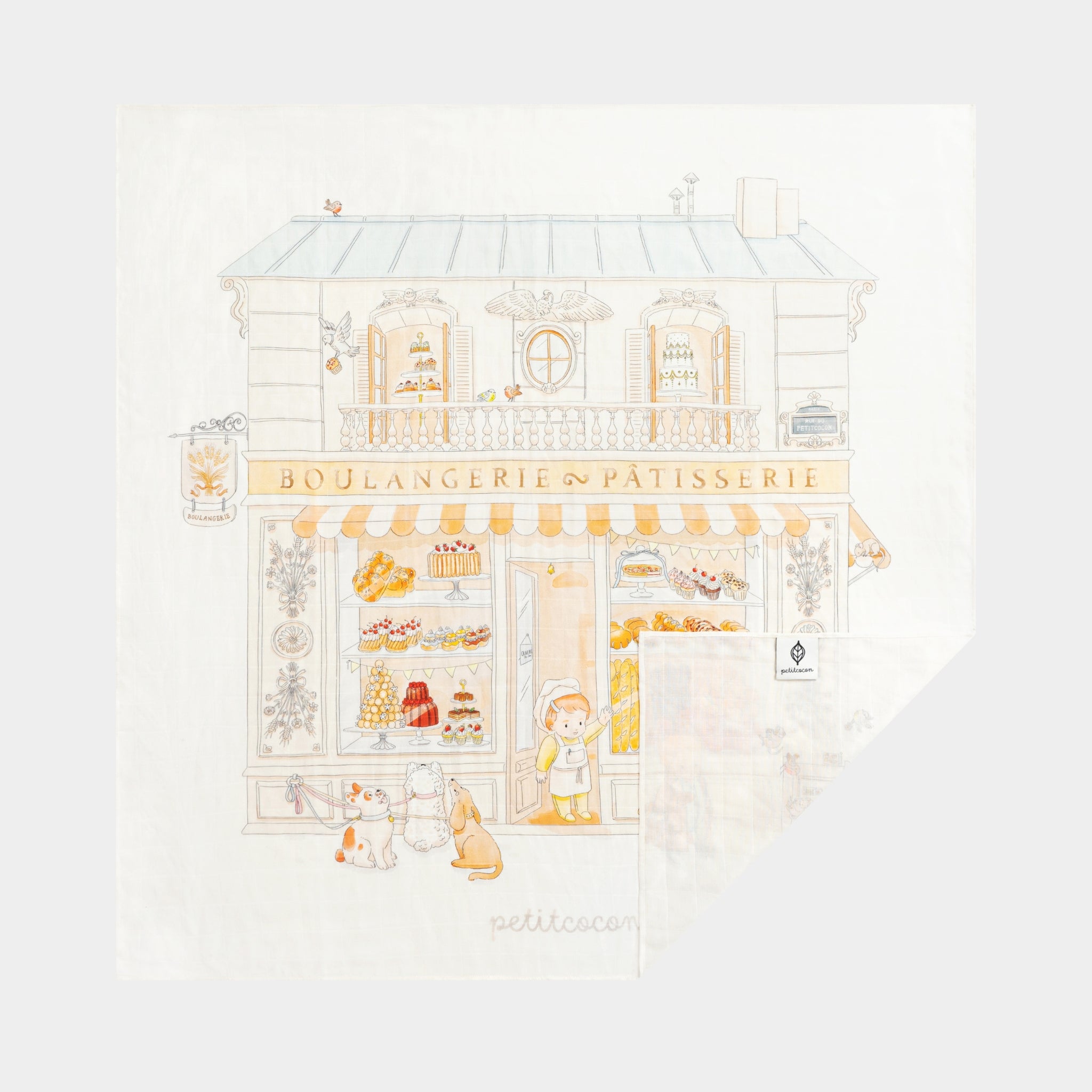 Silk Blended Swaddle - Boulangerie