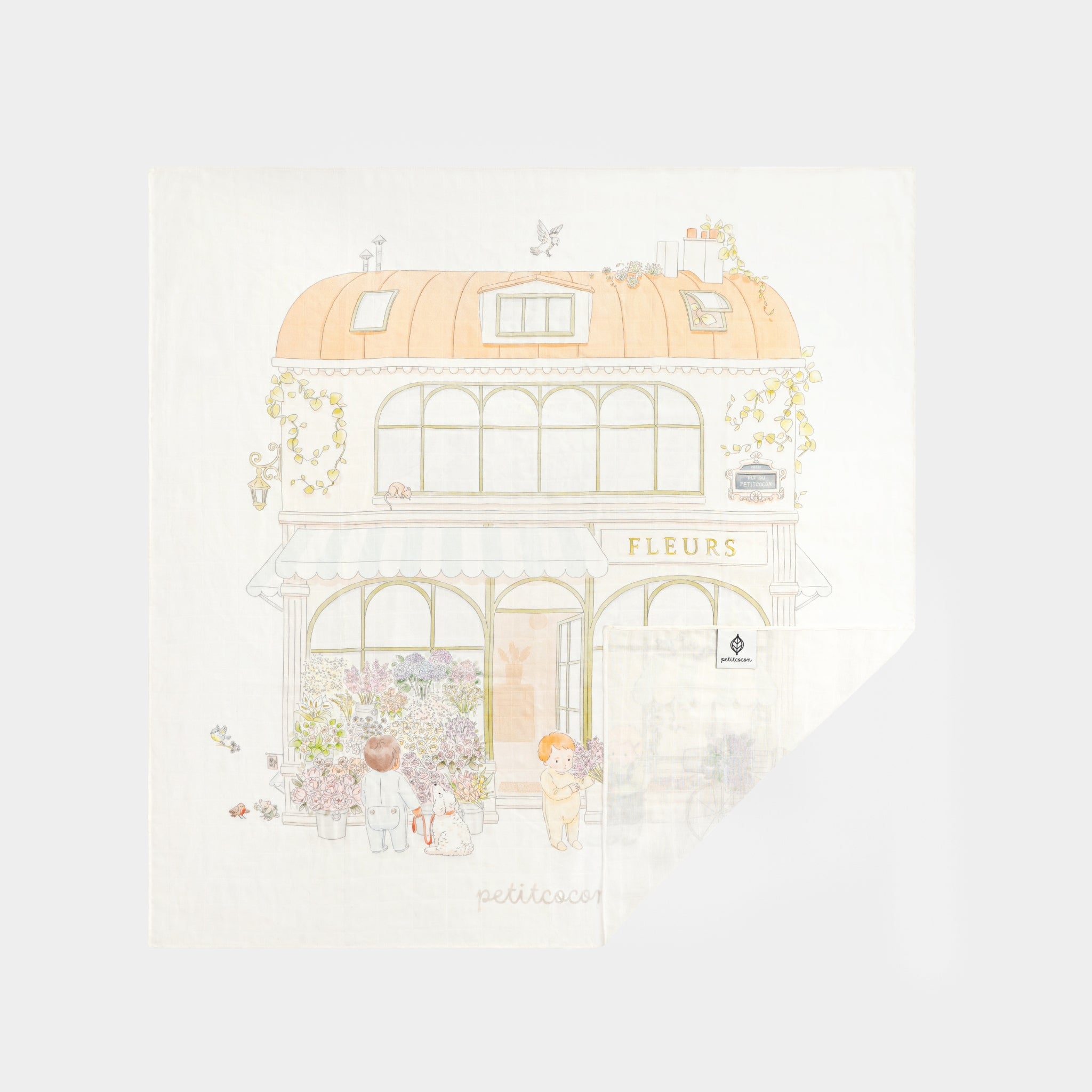 Silk Blended Swaddle - Fleuriste